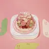 Presentes Práticos para o Festival do Meio Outono: Caixa de Presente Rosa 3D, Calendário Panorâmico, Bloco de Notas em Escultura de Papel, Escultura de Papel para Mesa