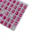 Joias para Manicure Vermelho Rosa Diamantes Retangulares Octogonais Fundo Plano Brilho Especial Diamantes de Formato Especial Pacote de Material para Unhas Vestível Acessórios de Diamante para Manicure