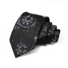 Corbata Formal de Negocios para Hombre 8cm Corbata Atada a Mano Poliéster Jacquard para Hombre Color Sólido Corbata Rayada de Lujo para Hombre