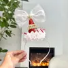 Diadema con sombrero de Navidad de nuevo estilo y falda, pinza para el pelo, sombrero de lentejuelas navideño, falda de tul, tocado de lazo, accesorios para el cabello