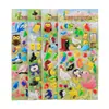 Pássaros, Papagaios, Corujas, Pássaros e Animais, Adesivos de Bolha, Adesivos Estéreo 3D à Prova d'Água, Brinquedos de Educação Infantil para Crianças