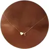 Colar de Aço Inoxidável Galvanizado 14K em Formato de Coração com 26 Letras Colar com a Primeira Letra do Coração Colar Feminino Atacado em Estoque