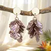 Pendientes Florales Exagerados y Elegantes Estilo Festivo, Pendientes Únicos y Hermosos para Primavera, Joyería Transfronteriza al por Mayor