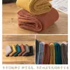 Calcetines para Hombres y Mujeres, Forrados de Felpa y Engrosados para Calidez, Calcetines de Media Caña Lisos para el Hogar, Calcetines de Lana de Conejo Sintética, Venta al por Mayor de Fábrica, Antideslizantes