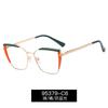 95379 moda Nuevos Gafas para Dama Anti-luz azul sin maquillaje estilo colorido marco doble color espejo óptico se puede equipar con espejo de aumento