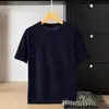 Camiseta de punto para hombre de lujo ligero transfronteriza, manga corta, casual, versátil, suéter simple tipo camiseta, lana fina, negocios casual, cuello redondo