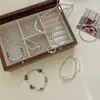 Colección de Collar Pulsera de Plata Rota Perla Diseño de Nicho para Mujer Lujo Accesible de Gama Alta Cadena para Clavícula Joyería Nueva de Verano