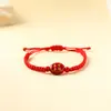 Pulsera de Buena Suerte para Aprobar Exámenes, Alcanzar el Éxito en la Preparatoria y los Exámenes de Admisión a la Universidad, y Pasar Cada Prueba con Facilidad; Pulsera de Hilo Rojo de la Suerte Regalo Inspirador para Estudiantes