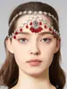Ventas Directas de Fábrica de Cadenas para la Frente de Estilo Étnico Retro, Cadenas para el Cabello, Accesorios Étnicos Hani, Pulseras de Lijiang Yunnan, Cadenas para la Frente