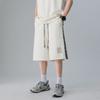 Shorts de Verão Bordados de Cinco Pontos Masculinos Tamanho Plus Soltos Calças Casuais Costura Urso Estampado Costura Moda Calças de Cinco Pontos Masculinas