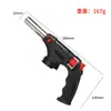 Maçarico a Gás para Queimar Pelo de Porco e Pele de Carne, Pistola de Chama com Cartucho de Gás, Lança-Chamas Portátil, Maçarico Industrial