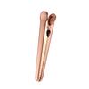 Estilo Nórdico de Lujo Ligero Metal Acero Inoxidable Clip Sellador para Bolsa de Café Alimentos Clip para Documentos Recibo Factura Hogar Oficina
