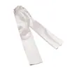 Guantes largos de satén transfronterizos, versátiles para bodas, guantes cortos de satén blancos vintage para bailar, etiqueta y fotografías de boda