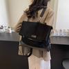 Bolso Retro de Gran Capacidad 2025 Moda Nuevo Bolso de Mujer Otoño e Invierno para Ir al Trabajo Textura Mochila de Mujer
