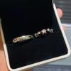 Anillo de Pareja de Estrella para Mujer Par de Anillos Simples de Regalo para Hombre Par de Anillos Anillo de Comida Ajustable Versátil Regalo para el Festival Tanabata