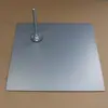 Acessórios da Base do Modelo Apoio de Pé Quadrado de Corpo Inteiro com Suporte Universal para Sapatos, Cor Metálica, Logotipo Gravado, Feminino