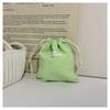 Bolsa Organizadora de Almacenamiento con Cordón Estilo Fresco Bolsa Portátil para Maquillaje Simple Gran Capacidad Bolsa con Cordón para Regalo de Té