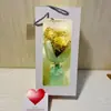Fábrica transfronteriza al por mayor graduación Rosas estrellas flor seca tragaluz bolsa de regalo ramo ramo de girasol creativo