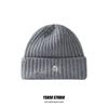 Gorro de Lana Caliente Tejido con Letras para Mujer 2024 Nuevo Otoño e Invierno Versátil Protección para las Orejas Resistente al Frío Gorro Pequeño para el Rostro para Hombres y Mujeres