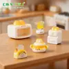 Paisaje en Miniatura Conejo Creativo Serie de Utensilios de Cocina para Hornear Accesorios de Decoración DIY para Casa de Muñecas Mini Adornos de Escritorio