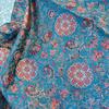 Tela Jacquard Brocada Flor de Guanyin Estilo Chino, Brocado Imitación Song, Empaque para Qipao, Cubierta de Libro Retro, Tela Hecha a Mano, Teñido en Hilo