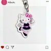 Chaveiro da Hello Kitty de Pernas Longas, Pingente Divertido de Gatinha, Lindo Enfeite de Mochila da Hello Kitty, Chave Decorativa de Acrílico Pendurável