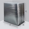 Bolsa de aislamiento tridimensional engrosada de aluminio desechable para llevar fruta fresca express aislamiento frío aislamiento caja de aislamiento para venta caliente