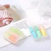 Suministro directo de fábrica caja de almacenamiento de tapones para los oídos transparente mini para el hogar con tapa caja de almacenamiento cuadrada para joyas pendientes venta al por mayor