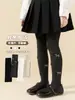 Medias para Niña Otoño Invierno Delgadas con Felpa Estilo Coreano de Princesa Color Sólido Lazo Ropa Exterior Primavera Otoño Bebé Niña Medias