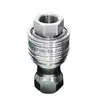 Conector Rápido Hidráulico Kzf de Acero Inoxidable 304 Médico Químicamente Resistente Bidireccional Tipo Cerrado Electrolito Alimentario Resistente a la Corrosión