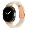 Adecuado para relojes Samsung Watch8/9, Correa de reloj inteligente clásica de acero inoxidable y resina de una sola cuenta para Watch8