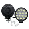 Luz LED de Trabajo para Coche Redonda de 4 Pulgadas 14 Luces 42W Luz Auxiliar Faro Modificado Foco de Ingeniería Faro