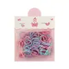 Nuevas ligas para el cabello desechables de colores para niños, pequeñas y versátiles para niñas, cuerdas para el cabello de alta elasticidad