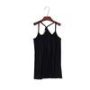 Camisola Modal de Talla Grande en Forma de Y para Mujer, Largo Medio, Ajustada, Combinable con Todo, Top de Verano para Exterior, Camisa Base Interior