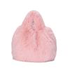 Bolso de Mano de Felpa Transfronterizo Coreano y Japonés Bolso de Felpa Otoño e Invierno Bolso de Hombro Cruzado Versátil de Alta Gama para Mujer