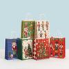 041 # Sacola de Presente de Natal Desenho Animado Bolsa de Papel Kraft Sacola de Compras Impressa Sacolão Sacola de Presente Festiva