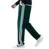 Pantalones deportivos de primavera y otoño para hombre, pantalones de chándal holgados rectos casuales, tres rayas, pantalones de uniforme escolar, pantalones versátiles de talla grande, moda