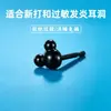 Pendientes de resina transparentes, pendientes sencillos y personalizados para mujeres, ideales para proteger las orejas recién perforadas.