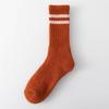 Calcetines de mujer de otoño e invierno gruesos, cálidos, absorbentes del sudor, de goma alta, con suela de rizo, desodorantes, medias negras para mujer