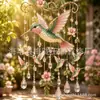 Novo sino de vento transfronteiriço anjo de Natal pingente decoração ornamento pendurado apanhador de sol