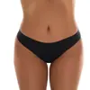 Calzones Hot Sexy de Cintura Baja Sin Costuras Cómodos Transpirables Ropa Interior Femenina Tipo T Color Sólido de Una Pieza Tentación Sexy
