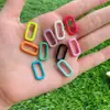 L20 Accesorios para joyería DIY hebilla de presión de cobre puro con gota de aceite colgante de collar hebilla colgante abierta y cerrada hebilla de pulsera y collar