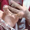 2025 Novo Design de Nicho Pulseira Irregular Feminina Retrô Personalidade Casual Mais Fácil de Combinar Temperamento Pulseira da Moda Tendência