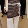 Estilo Bohemio Étnico Cinturón Trenzado Colorido para Mujer Vestido Falda Literario Nuevo Accesorios de Cuerda para Cintura