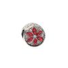 Novas Contas de Liga Cravejadas de Diamantes de Jiaren Personalizadas DIY Floco de Neve de Diamantes Inteiros Acessórios para Pulseira de Contas Joias Feitas à Mão