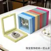 Caja de Exhibición de Película PE con Suspensión Caja de Almacenamiento de Joyería Caja de Joyería Transparente para Coleccionables, Joyería, Anillos, Pulseras y Brazaletes Caja de Empaque