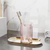 Nueva Entrada Copa de Enjuague Bucal Transparente de Lujo Taza para Cepillo de Dientes Familiar para Pareja Taza para Cepillo de Dientes con Raya Simple Taza para Cepillo de Dientes Estudiante Taza para Cepillo de Dientes Taza para Cepillo de Dientes