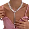Nuevo collar largo de perlas transfronterizo europeo y americano, estilo de lujo ligero vintage, multicapa, de alta gama, collar personalizado para mujer