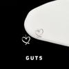 Pendientes Minimalistas Huecos de Corazón para Mujer, Pendientes Pequeños Simples Versátiles de Corazón de Melocotón, Pendientes Estilo Coreano de Gama Alta, Chapados en 18k