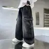 Jeans para niño, nuevo modelo otoño 2026, estilo primavera y otoño para niños mayores, pantalones cargo streetwear elegantes y geniales para niños